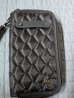 Lug Tram RFID Black Wallet Wristlet! Like New!